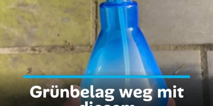 Grünbelag weg mit diesem Küchenschrank-Trick: Das gießt du auf deine Terrasse (nie gewusst!)