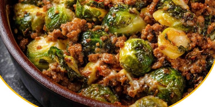 Rosenkohl-Auflauf mit Hackfleisch – herzhaft, cremig & perfekt für den Ofen!