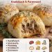 Knoblauch-Parmesan-Cheeseburger-Bomben