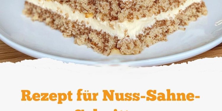 Nuss-Sahne-Schnitten Locker, cremig und herrlich nussig