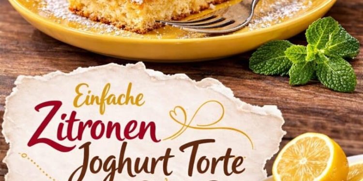 Diese Zitronen-Joghurt-Torte schmeckt wie Sommer auf dem Teller!