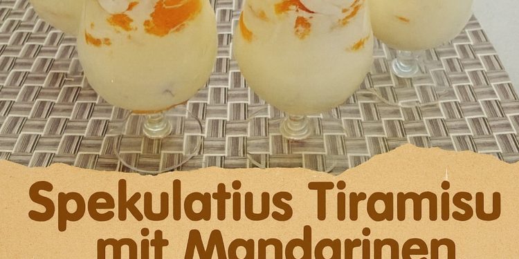 Spekulatius-Tiramisu mit Mandarinen