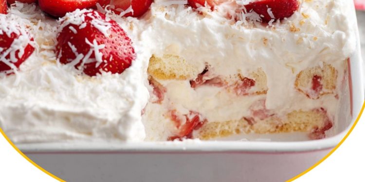Erdbeer Raffaello Tiramisu
