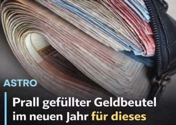 Für dieses Sternzeichen ist der Geldbeutel im neuen Jahr prall gefüllt: Hier sind die Auserwählten des Schicksals…