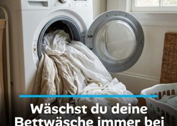 Wäschst du deine Bettwäsche immer bei 60 Grad? Falsch! Das ist die beste Temperatur!