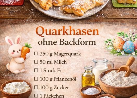 Die sind jedes Jahr ein Muss, Quarkhasen ohne backform!