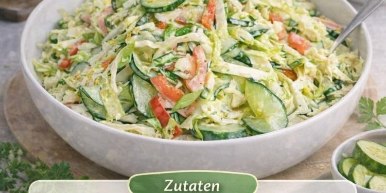 Gurkensalat mit Chinakohl