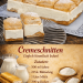 Cremeschnitte, ein cremiger Kuchen, der auf der Zunge zergeht