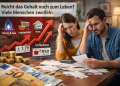 Reicht das Gehalt noch zum Leben? Viele Menschen zweifeln