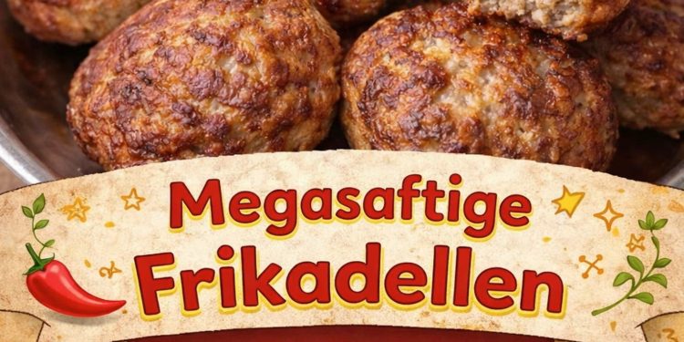 Megasaftige Frikadellen außen schön gebräunt, innen unfassbar saftig