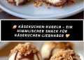 5-Minuten-Käsekuchen-Kugeln