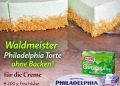 Waldmeister Philadelphia Torte ohne Backen in 10 Minuten