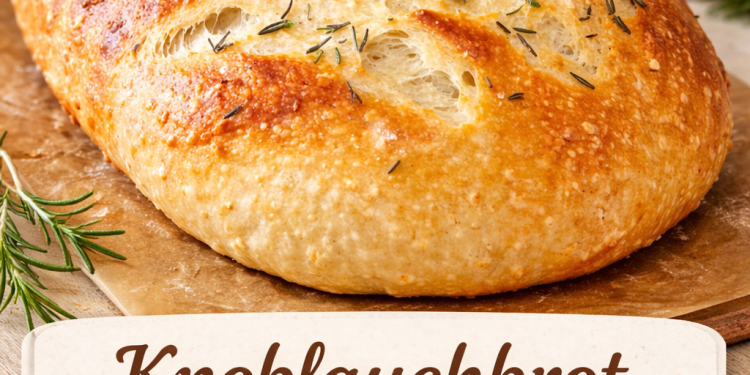 Das Brot das alle verruckt macht Knoblauchbrot ohne kneten der immer gelingt