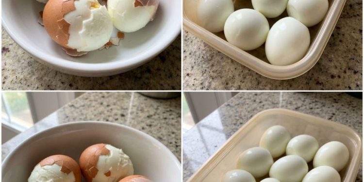 Der clevere Trick eines Kochs für perfekt geschälte hartgekochte Eier