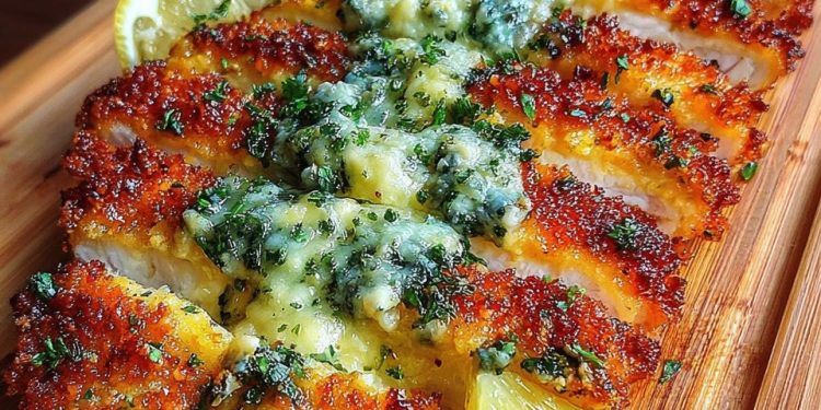 Knusprig gebackene Hähnchen