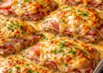 Überbackene Partyschnitzel