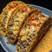 Käseüberbackene Rotel-Rindfleisch-Tacos