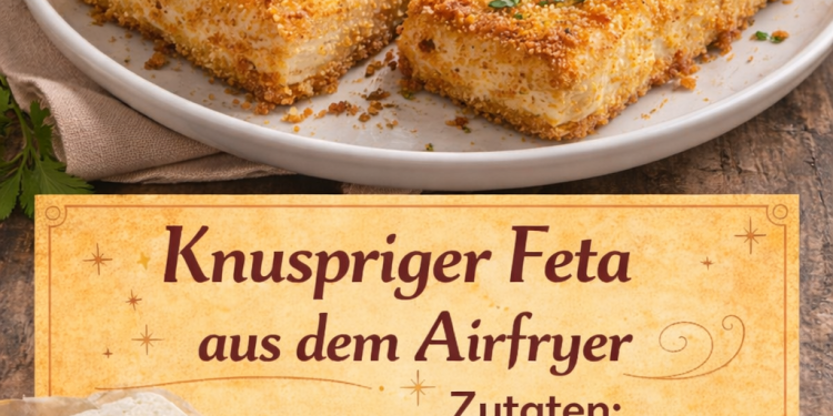 Knuspriger Feta aus dem Airfryer – Ein moderner Genuss mit mediterranem Flair