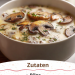 Proteinreiche Champignon-Suppe mit Hüttenkäse