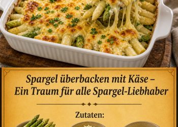 Spargel überbacken mit Käse – Ein Traum für alle Spargel-Liebhaber