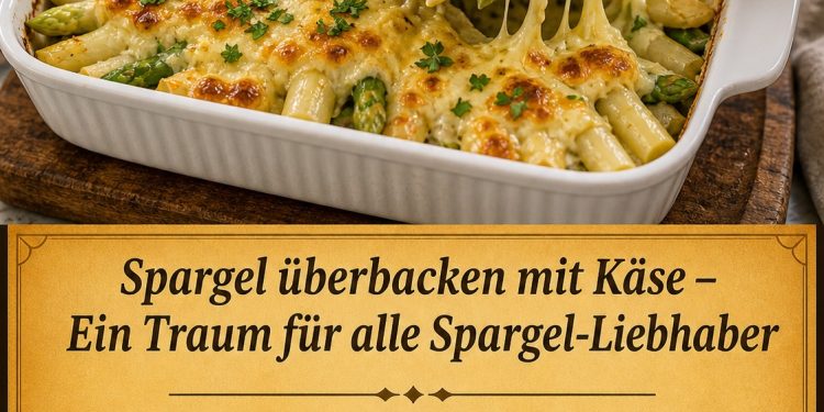 Spargel überbacken mit Käse – Ein Traum für alle Spargel-Liebhaber