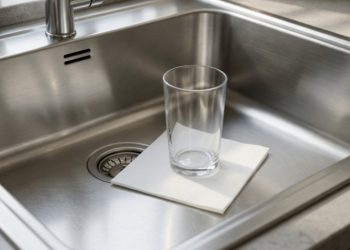Der Trick mit dem Glas im Spülbecken: Warum Sie ihn vor dem Verlassen des Hauses unbedingt anwenden sollten