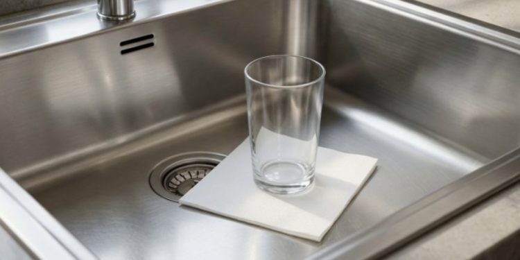 Der Trick mit dem Glas im Spülbecken: Warum Sie ihn vor dem Verlassen des Hauses unbedingt anwenden sollten
