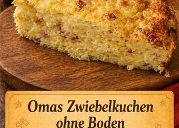 Omas Zwiebelkuchen ohne Boden