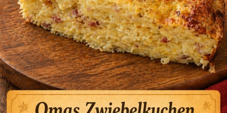 Omas Zwiebelkuchen ohne Boden