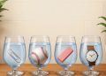 Welches Glas enthält mehr Wasser?