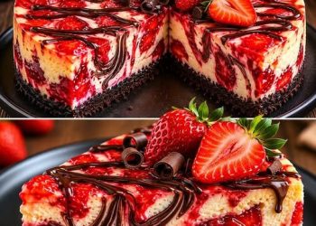 Erdbeer Frischkasetorte ohne Backen in Null komma nichts fertig!