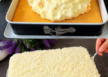 15 Minuten Fantakuchen mit Paradiescreme der beste Kuchen