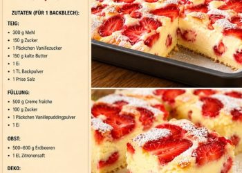 Erdbeer Vanillekuchen boahh ist der leckeer!