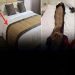 Welchen Zweck hat der Stoffstreifen über den Hotelbetten