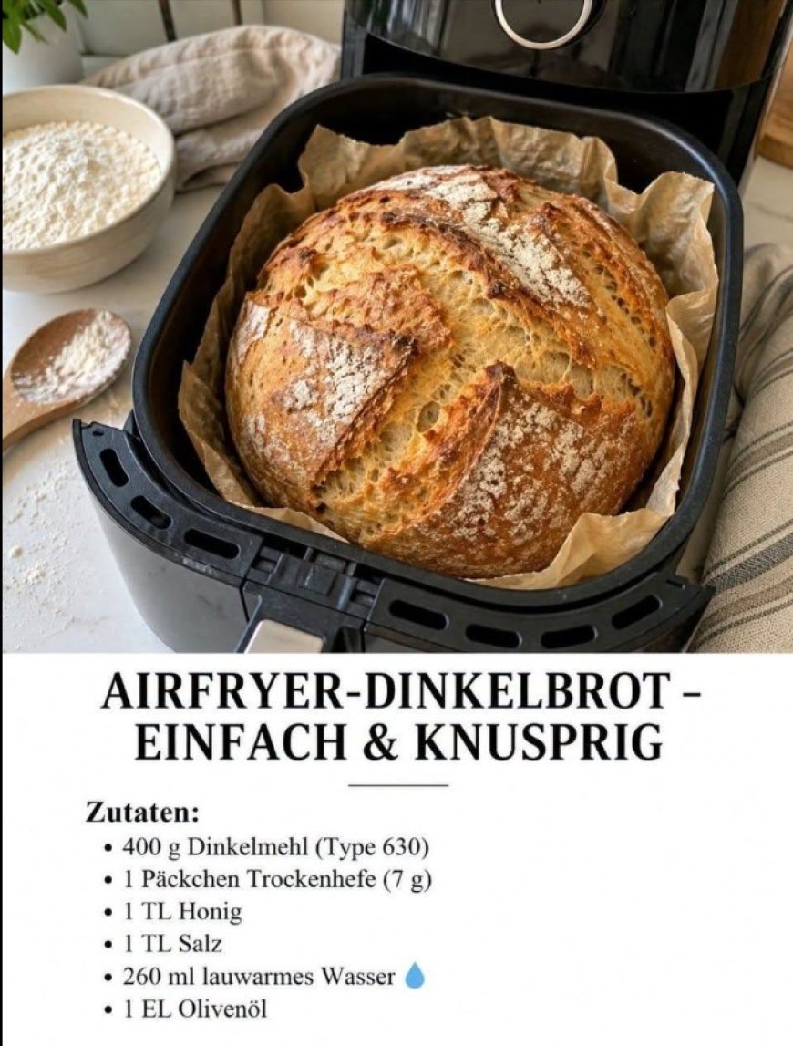 Dinkelbrot im Airfryer Rezept