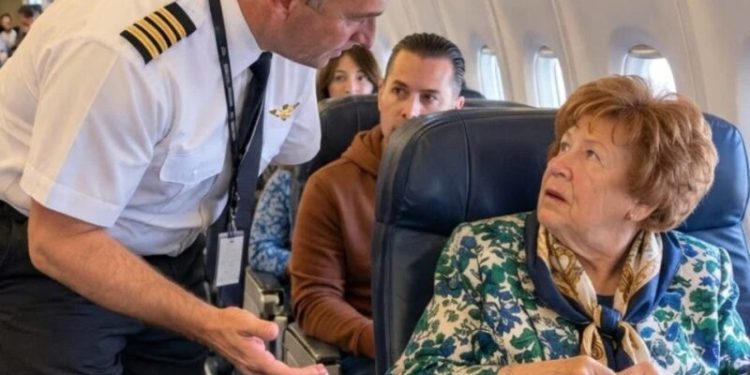 Meine Großmutter bestand darauf, Economy statt First Class zu fliegen – dann erfuhr ich, warum ein Pilot sie sprechen musste.