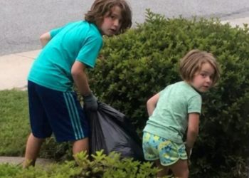 Die Kinder von nebenan verbrachten jeden Sonntag damit, unsere Nachbarschaft zu säubern – dann bemerkte ich, was sie eigentlich taten.